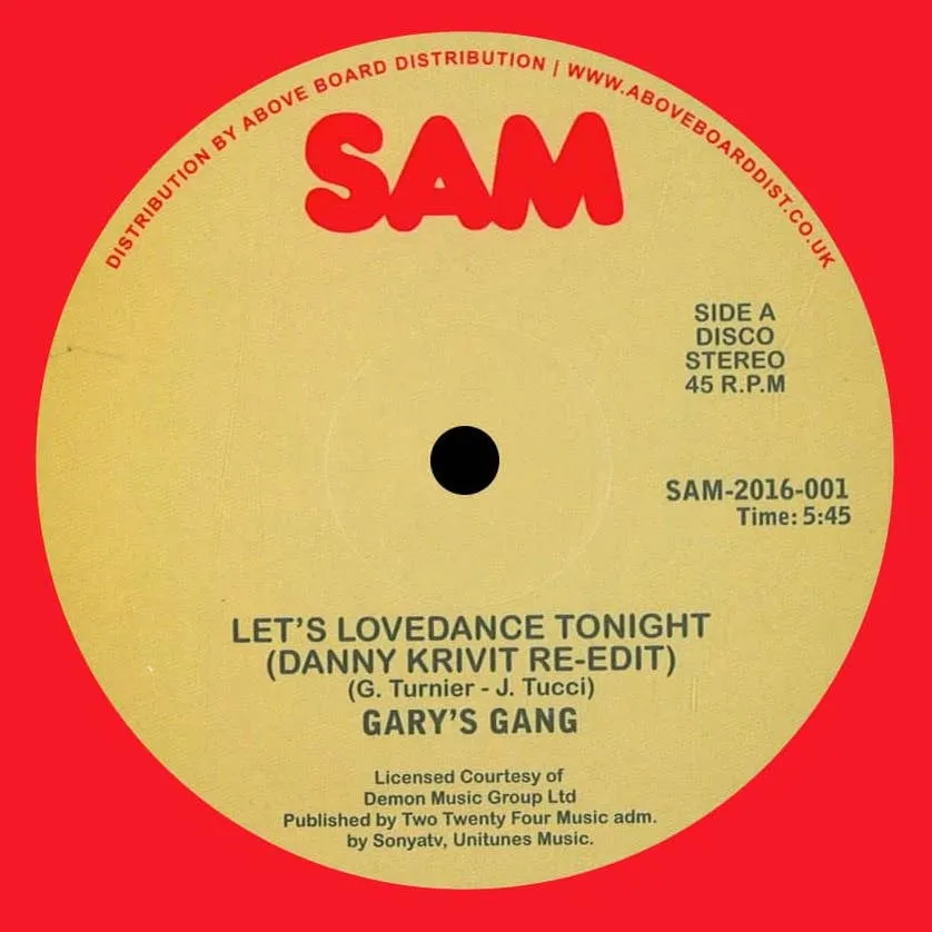 Gary&#039;s Gang - Let&#039;s Lovedance Tonight - Danny Krivit Re-Edit : 12inch