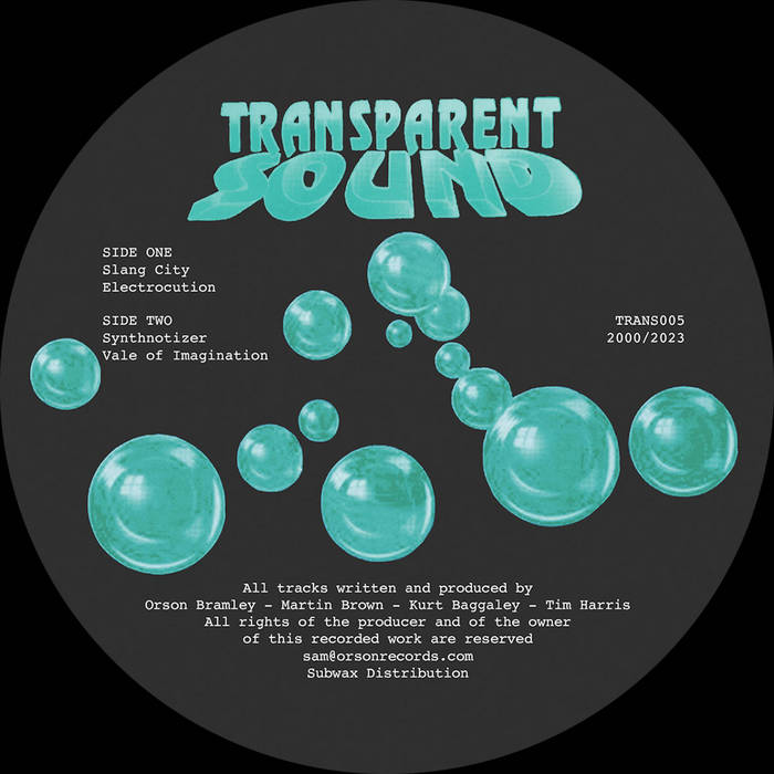 Transparent Sound - Slang City : 12inch