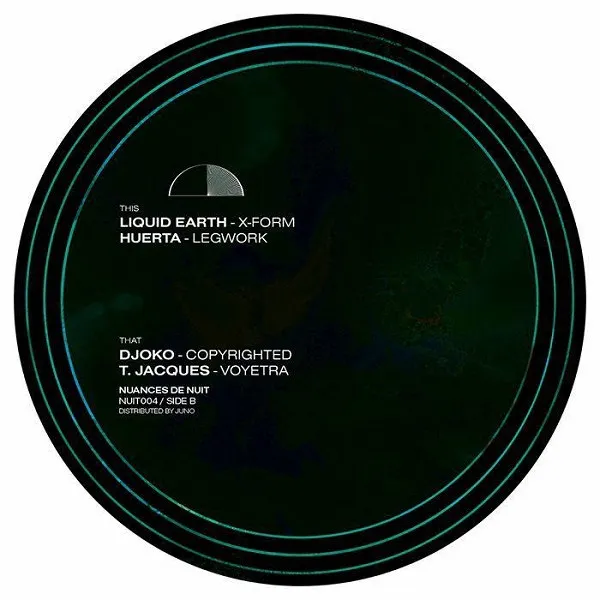 Liquid Earth / Huerta / Djoko / T Jacques - Nuances de Nuit Vol 4 : 12inch