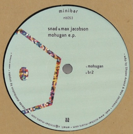 SNAD & MAX JACOBSON - Mohugan EP : 12inch