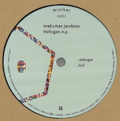 Snad & Max Jacobson - Mohugan EP : 12inch