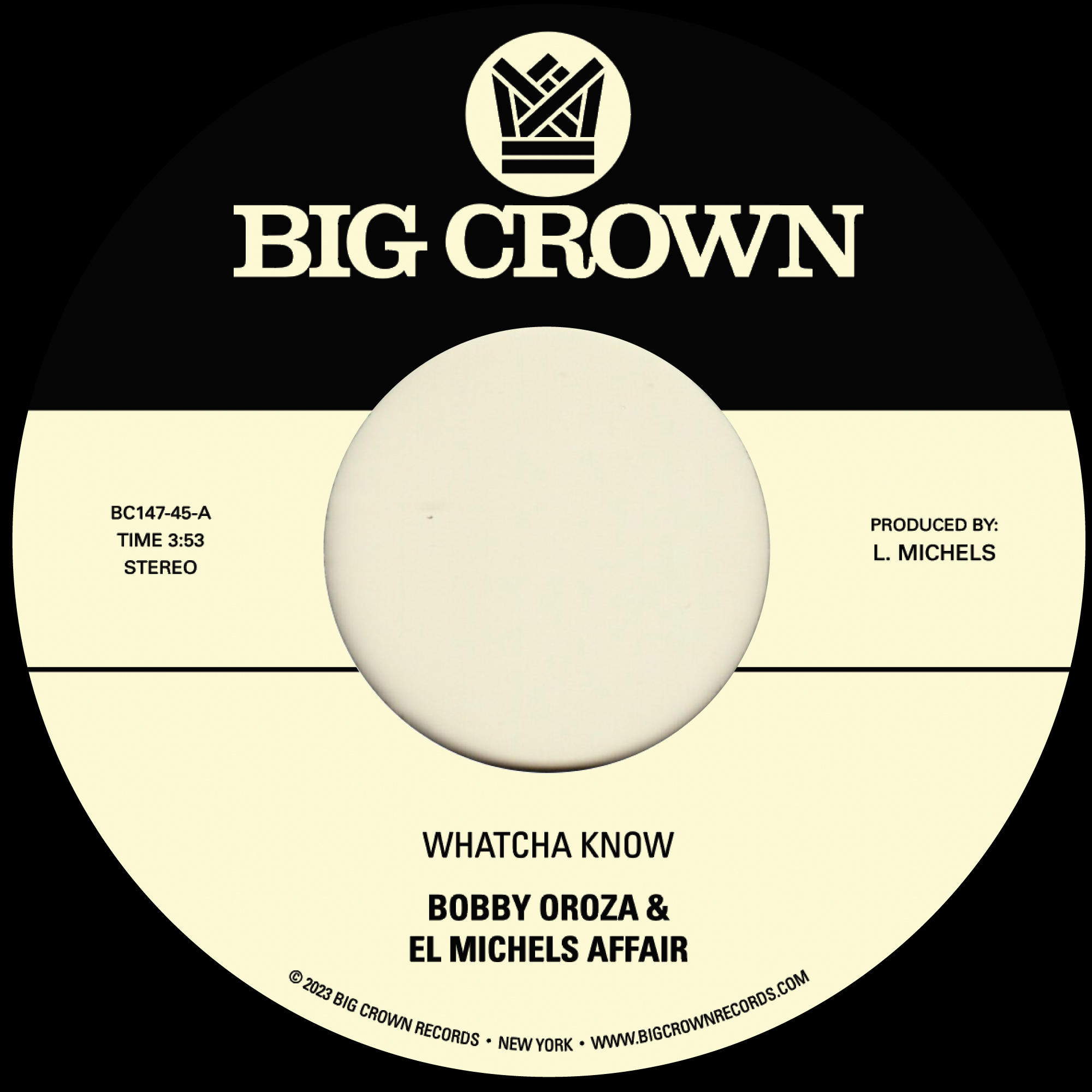 Bobby Oroza & El Michels Affair - Whatcha Know b/w Losing It : 7inch