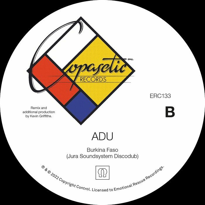 Adu - Burkina Faso (feat Jura Soundsystem mix) : 12inch