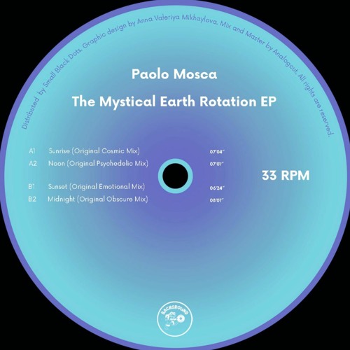 Paolo Mosca - The Mystical Earth Rotation EP : 12inch