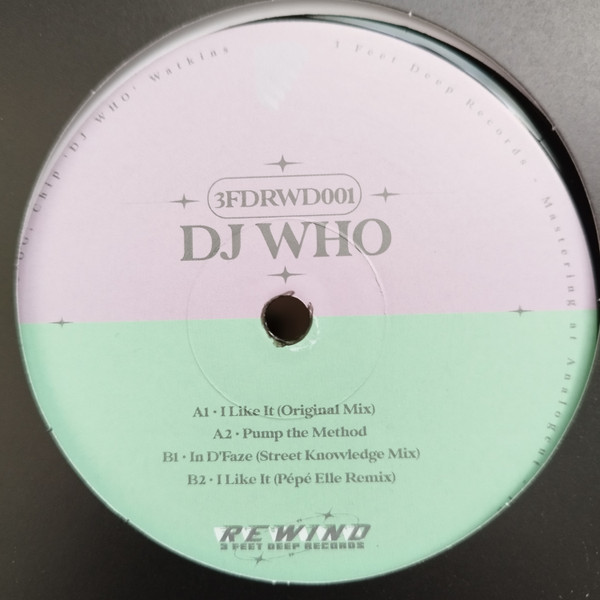 DJ Who - 3FDRWD001 - DJ WHO : 12inch