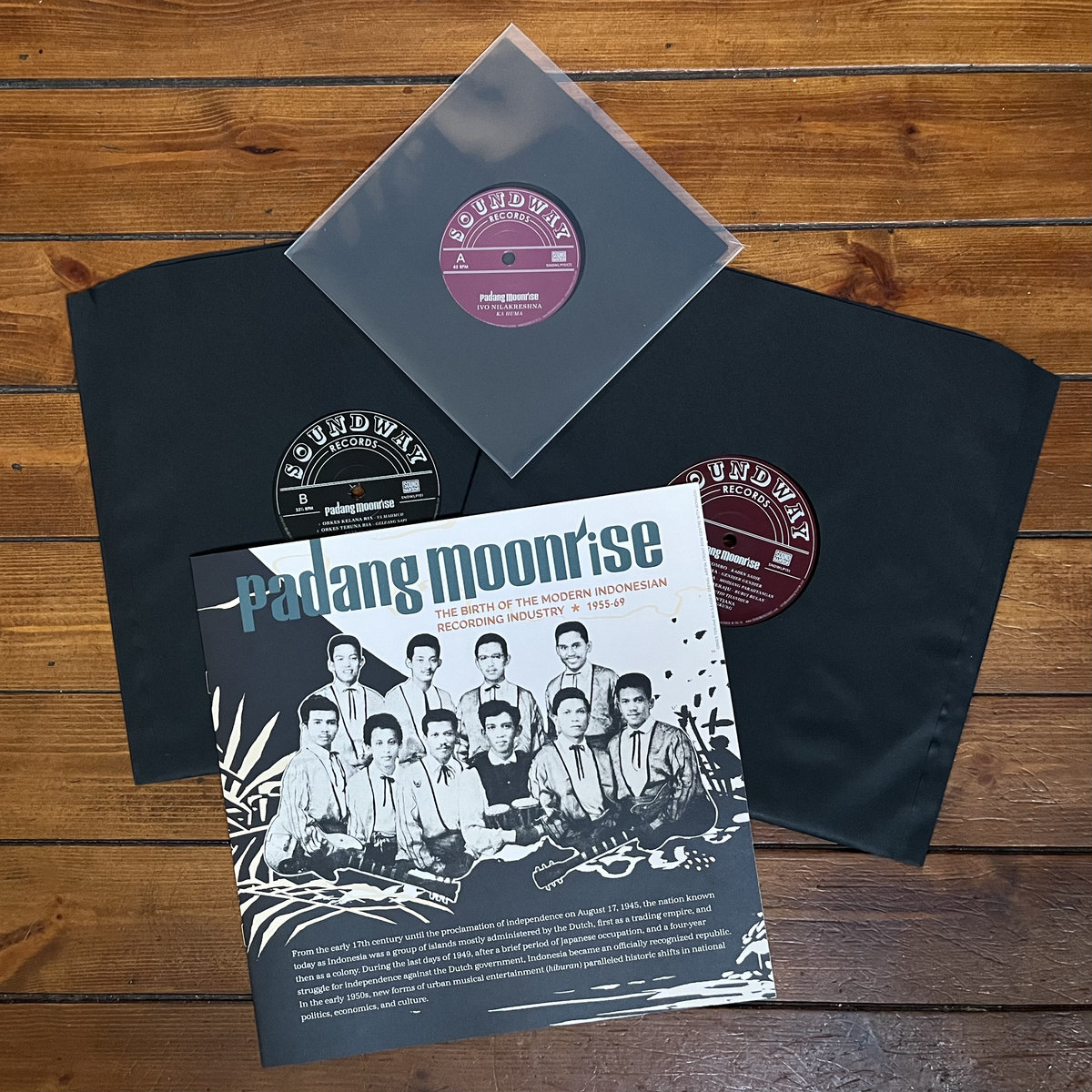 Various - Padang Moonrise (The Birth Of The Modern Indonesian Recording Industry ⋆ 1955-69) : 2LP+7inch