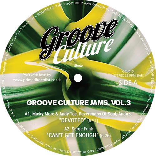 Various - Groove Culture Jams Vol.3 : 12inch