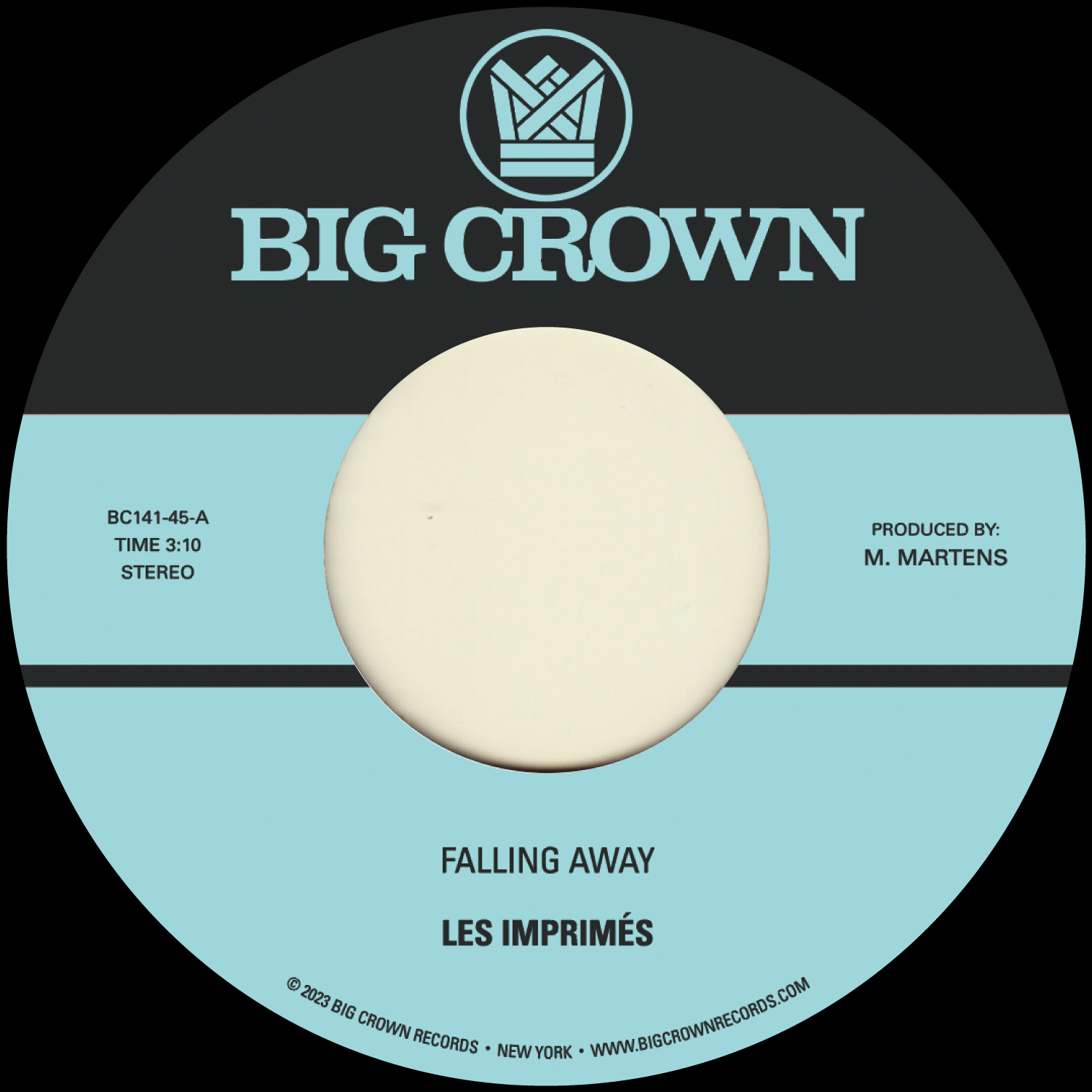 Les Imprimés - Falling Away b/w Still Here : 7inch