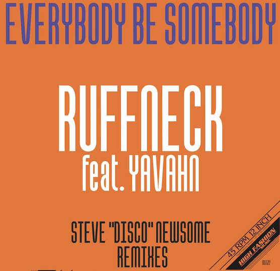 Ruffneck Feat. Yavahn - Everybody Be Somebody (Steven Newsome Remixes) : 12inch