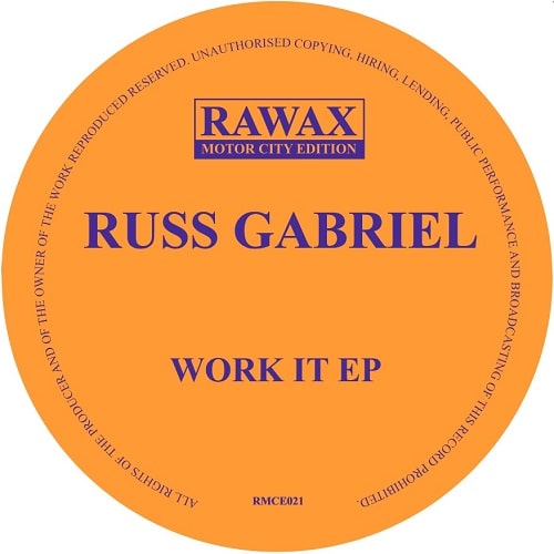 Russ Gabriel - Work It EP : 12inch