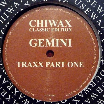 gemini - gemini traxx part one : 12inch