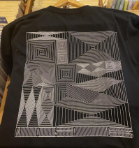 Mosaic × Qotaroo - Mosaic T Shirts Black (L)