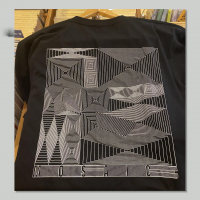 Mosaic × Qotaroo - Mosaic T Shirts Black (XL)