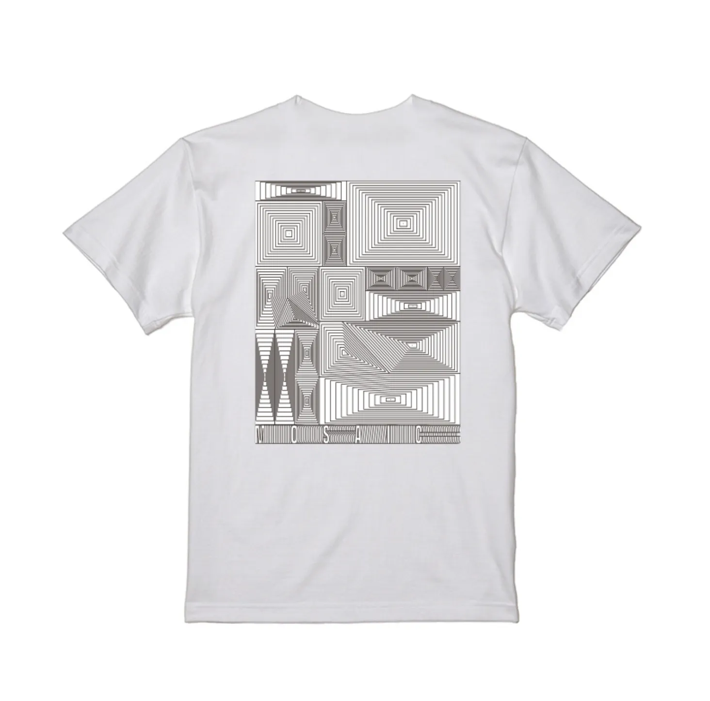 Mosaic × Qotaroo - Mosaic T Shirts White (XL) : wear(XL size)