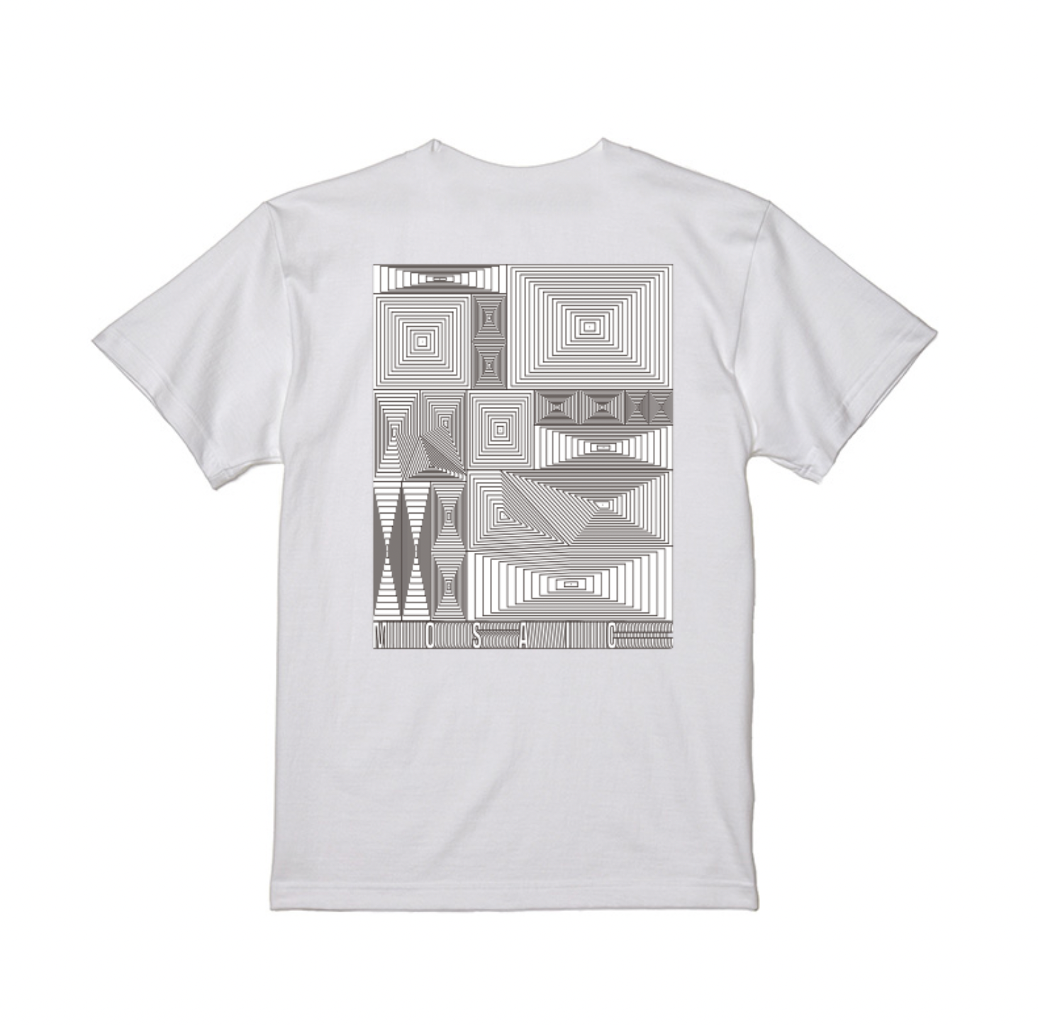 Mosaic × Qotaroo - Mosaic T Shirts White (L) : wear(L size)