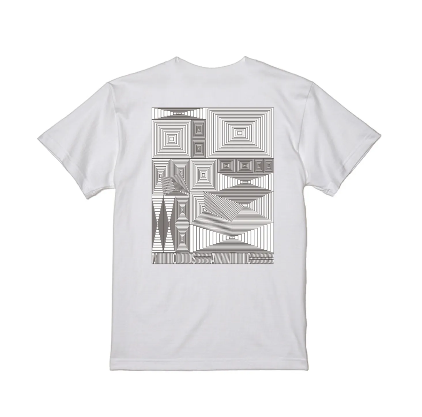 Mosaic × Qotaroo - Mosaic T Shirts White (L) : wear(L size)