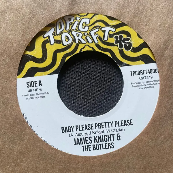 James Knight & The Butlers - Baby Please Pretty Please / Space Guitar : 7inch