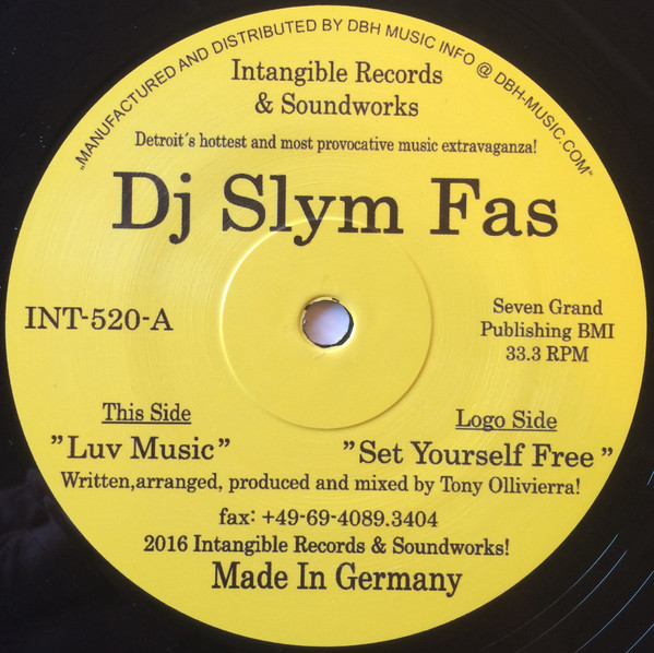 DJ Slym Fas - Luv Music : 12inch