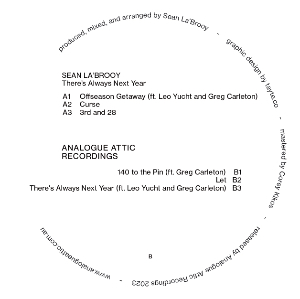 Sean La’Brooy - There’s Always Next Year : 12inch