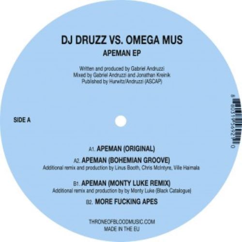 DJ Druzz Vs. Omega Mus - Apeman EP : 12inch