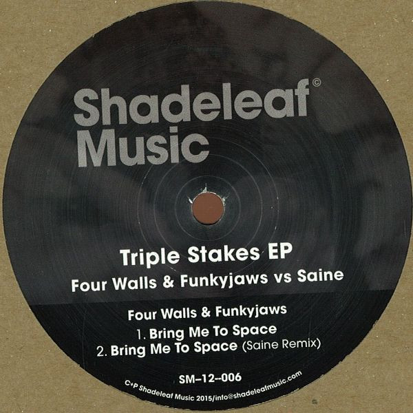 Four Walls & Funkyjaws Vs Saine - TRIPLE STAKES EP : 12inch