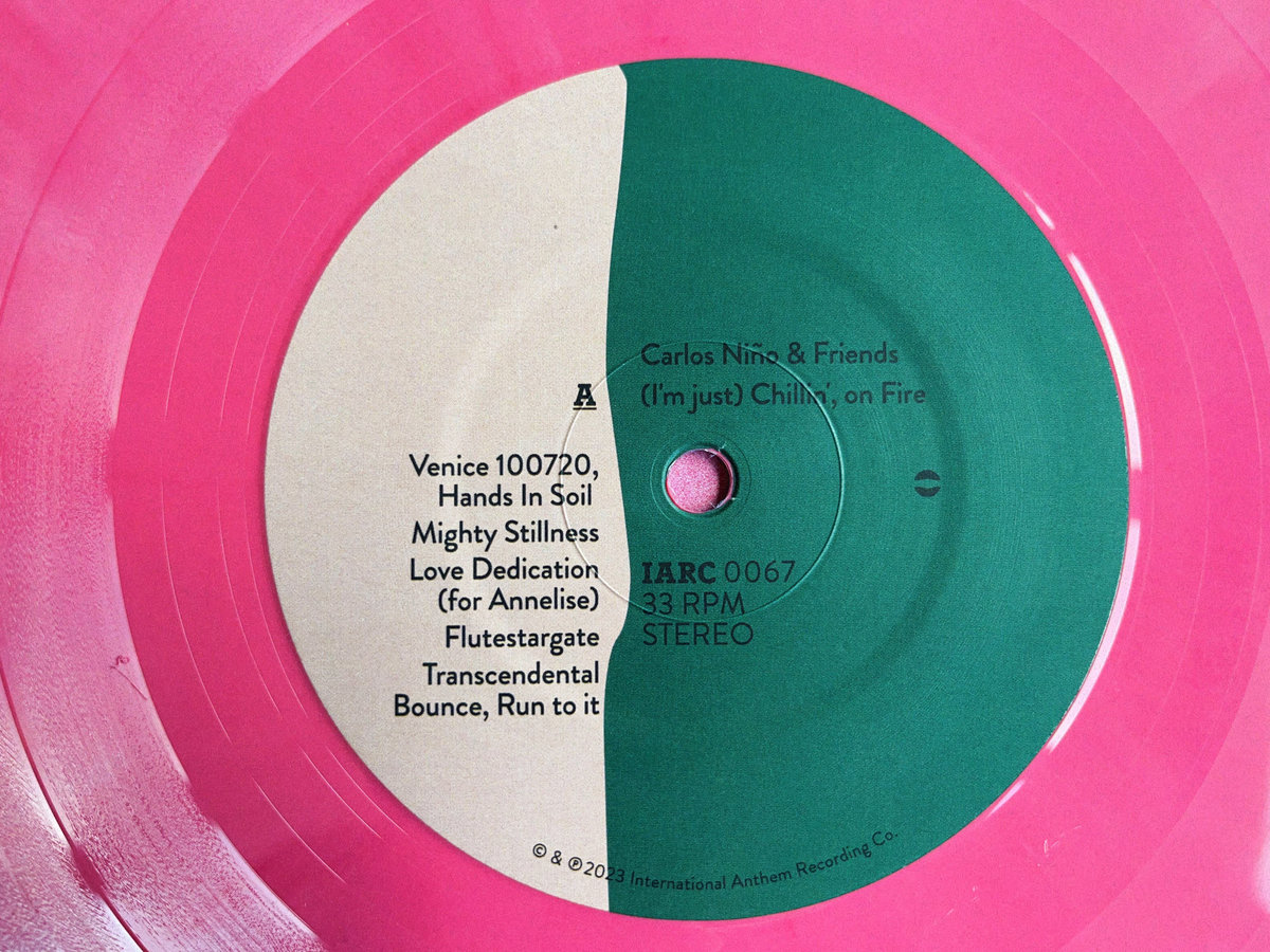 Carlos Niño & Friends - (I'm just) Chillin', on Fire (Etheric Pink) : 2LP (Color)