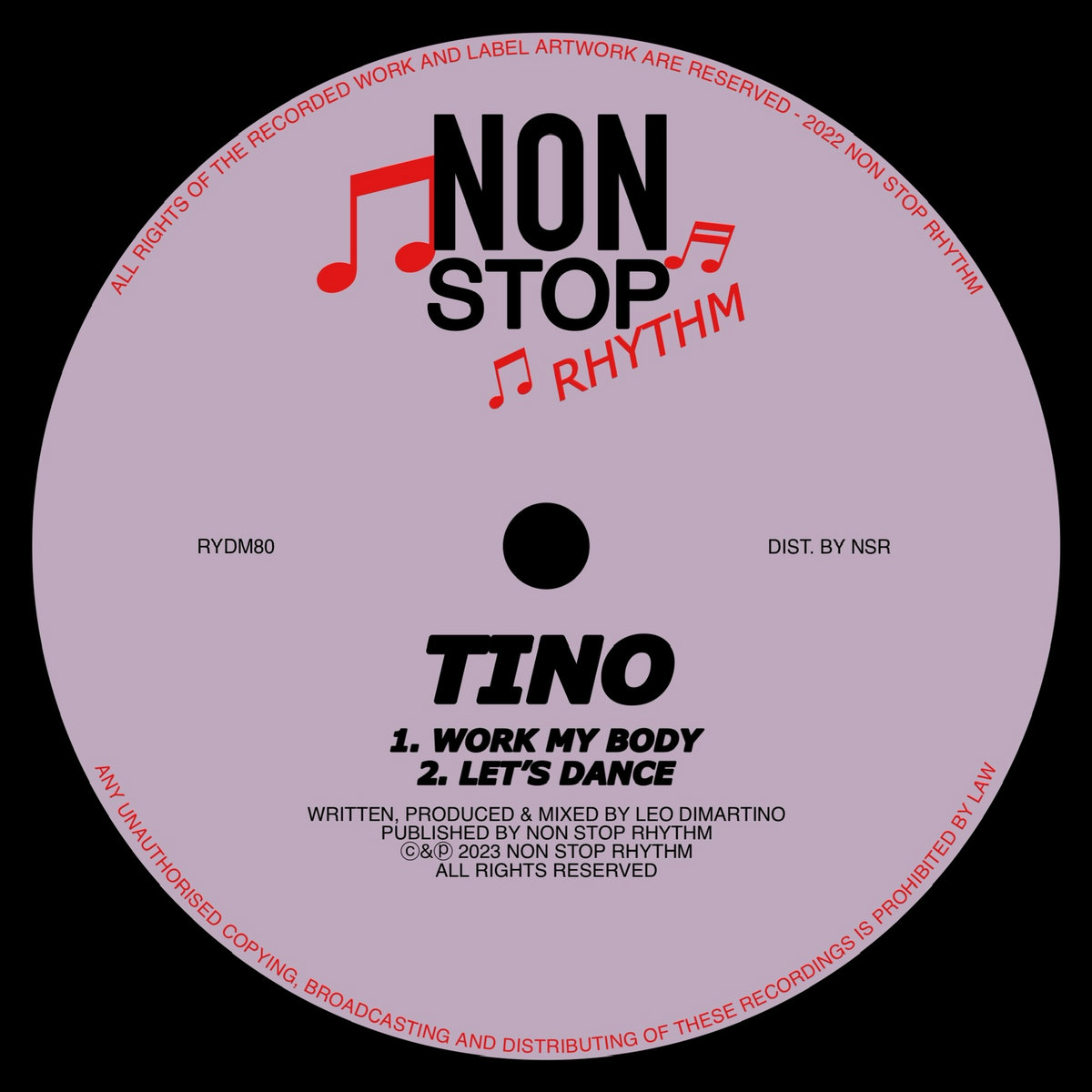 Tino - Work My Body / Let's Dance : 12inch