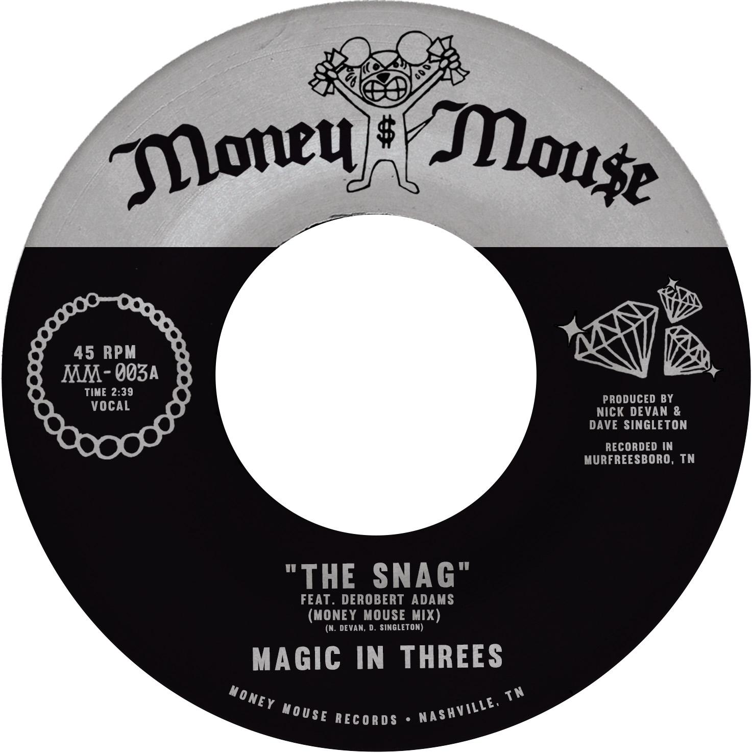 Magic In Threes - The Snag : 7inch(Blue)