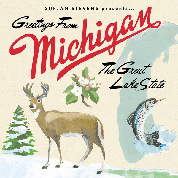 Sufjan Stevens - Greetings From Michigan: The Great Lake State : 2LP+DOWNLOAD CODE