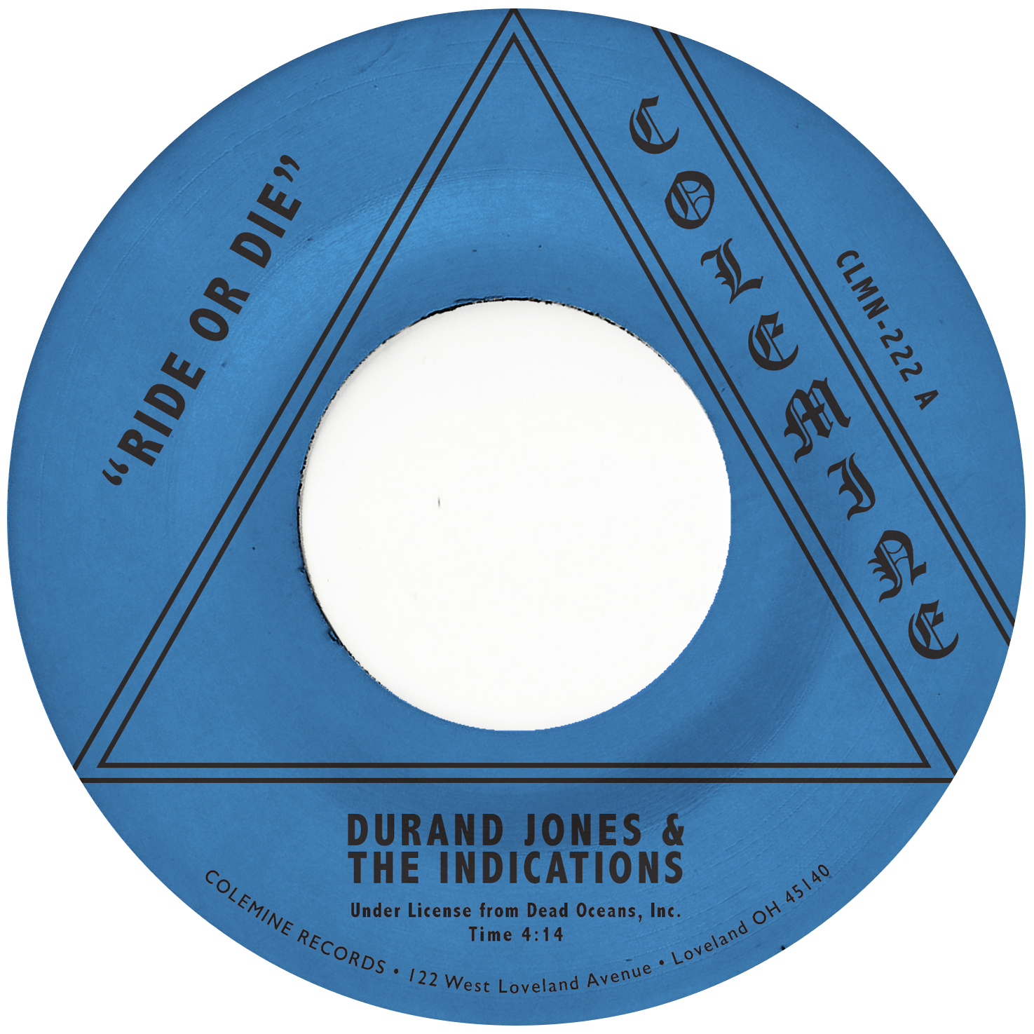Durand Jones & The Indications - Ride or Die / More Than Ever : 7inch