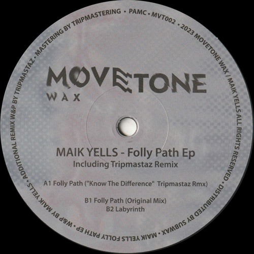 Maik Yells - Folly Path EP (Incl. Tripmastaz Remix) : 12inch