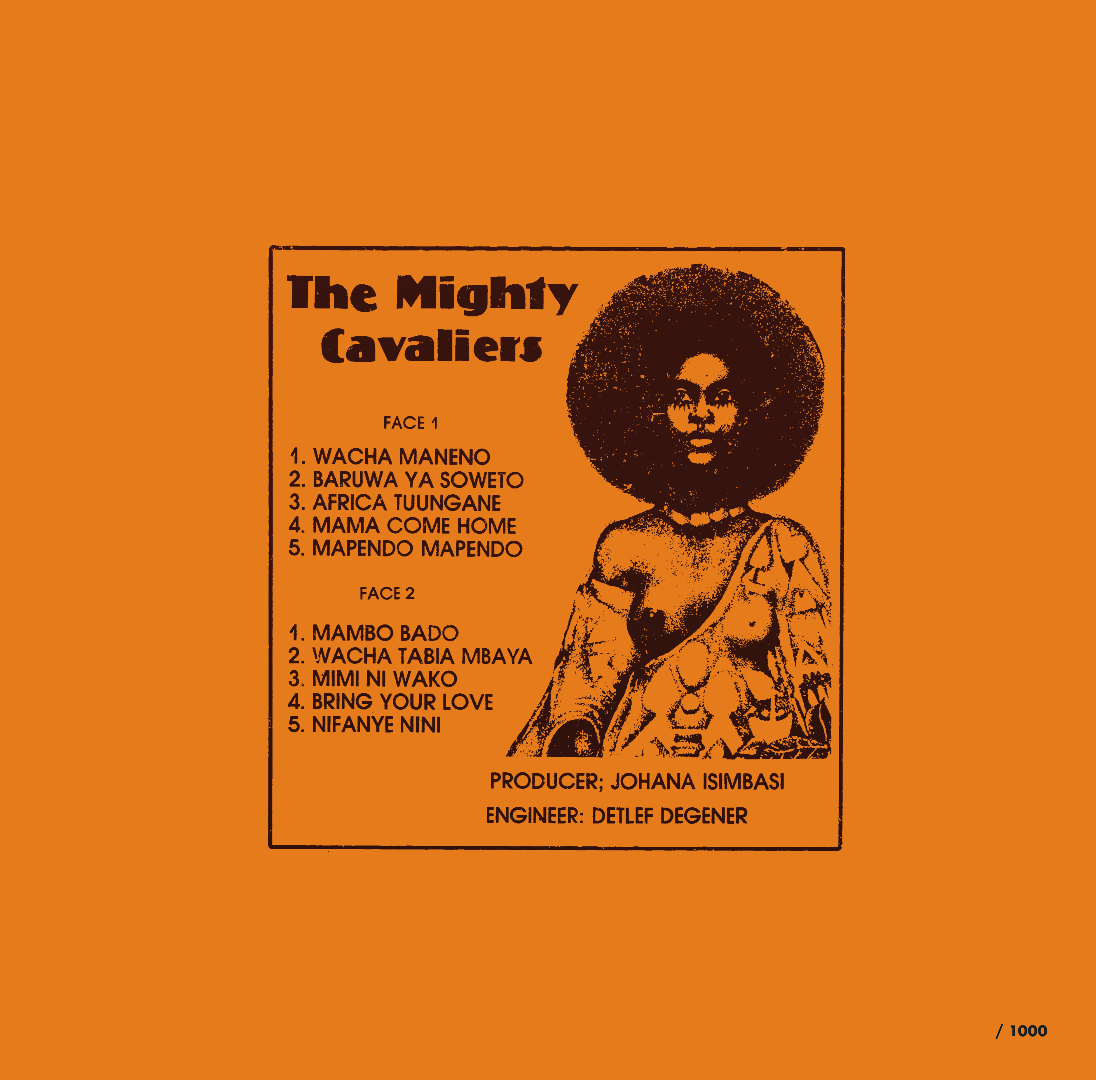 The Mighty Cavaliers - Mapendo : LP