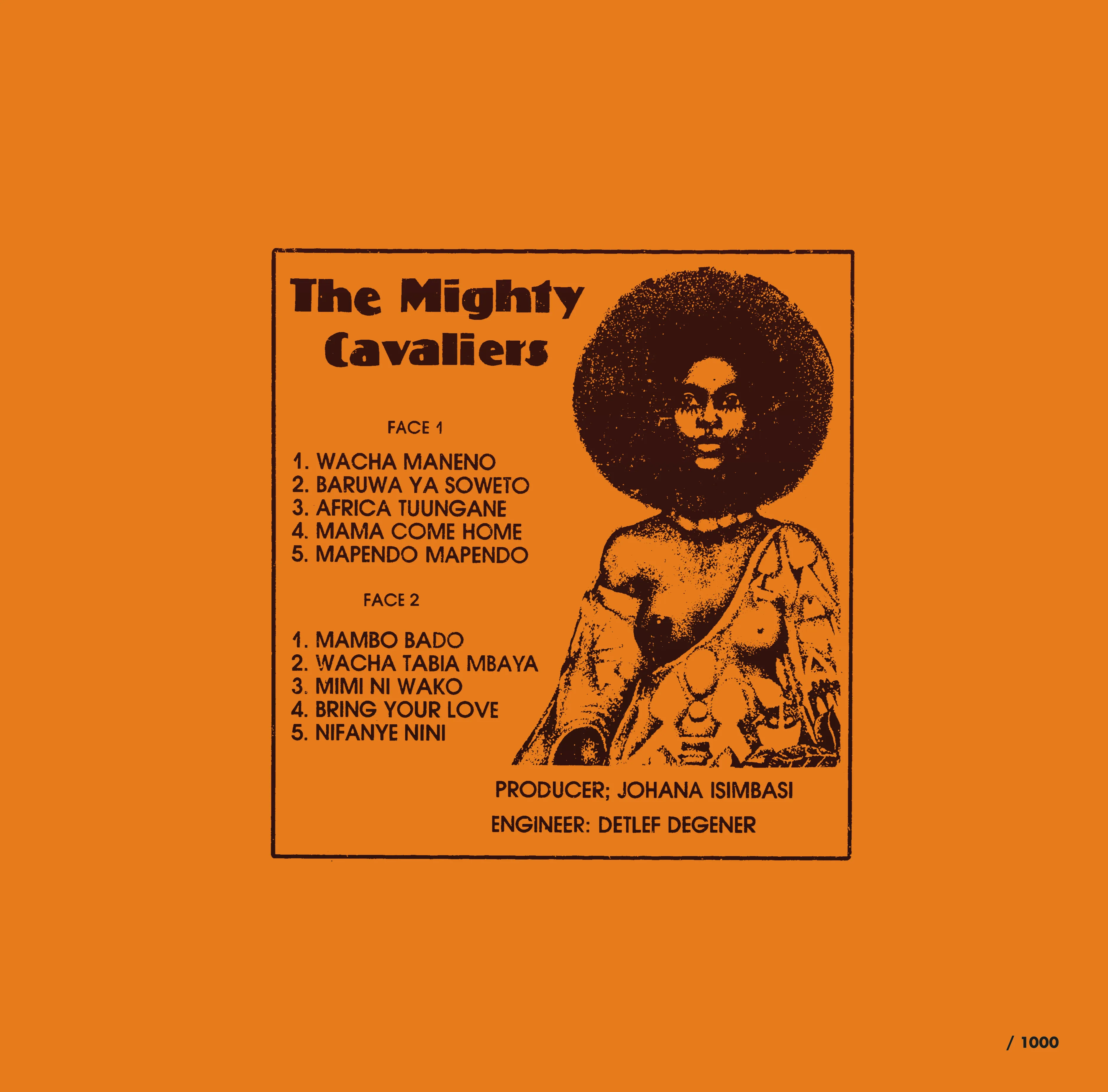 The Mighty Cavaliers - Mapendo : LP