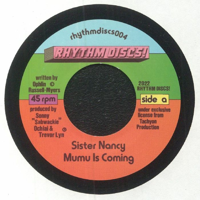 Sister Nancy / Lady Patra - Mumu Is Coming / Workie Workie : 7inch Vinyl