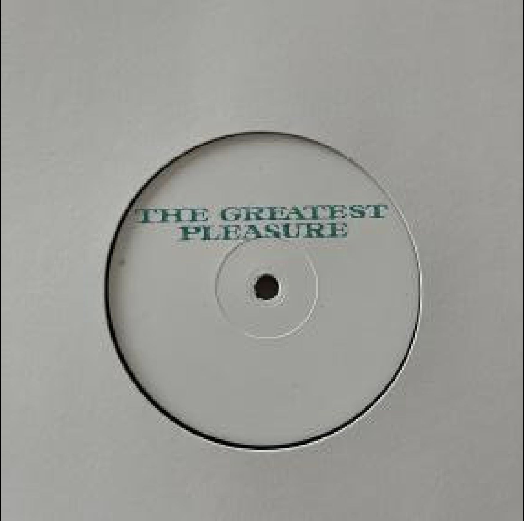 The Greatest Pleasure - (Sharing) Ecstacy : 12inch