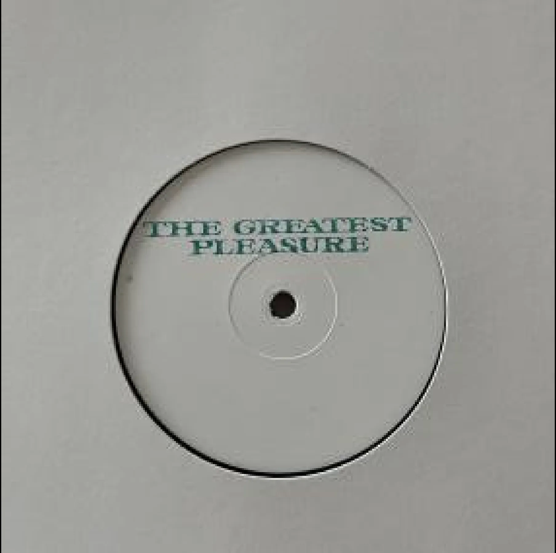 The Greatest Pleasure - (Sharing) Ecstacy : 12inch