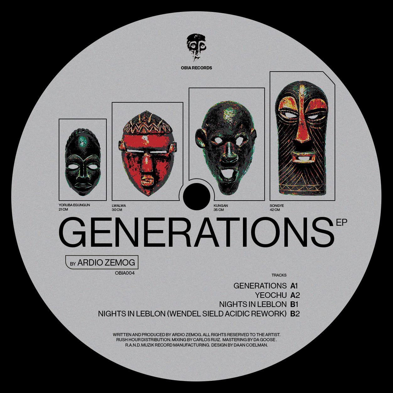 Ardio Zemog - GENERATIONS EP : 12inch