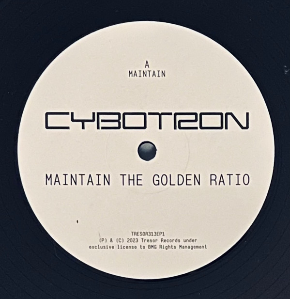 Cybotron - Maintain The Golden Ratio : 12inch