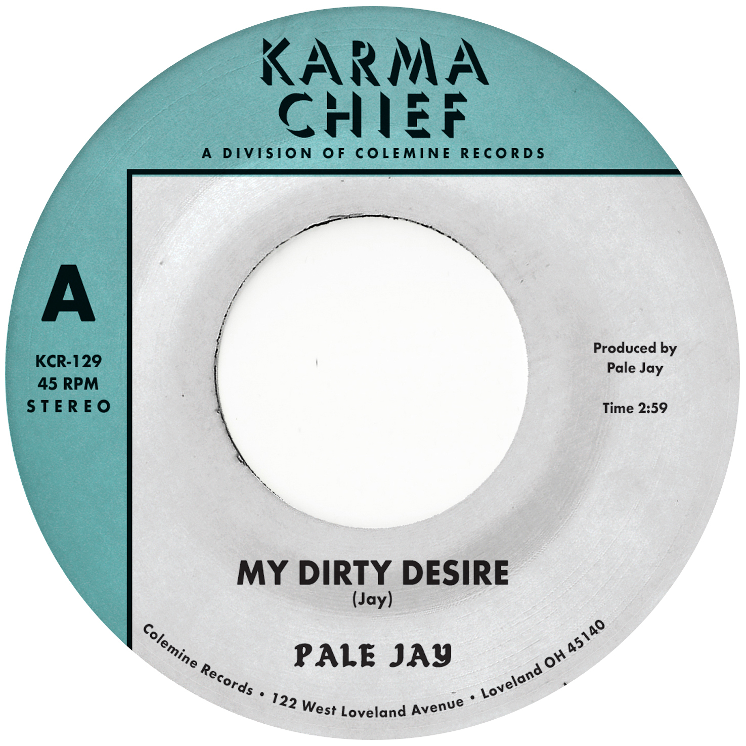 Pale Jay - My Dirty Desire / Dreaming In Slow Motion : 7inch