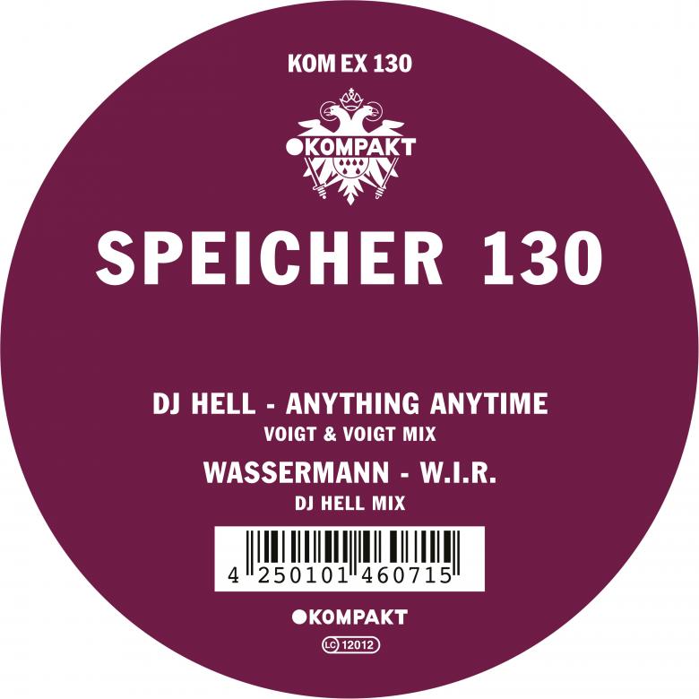 DJ Hell / Wassermann - Speicher 130 : 12inch
