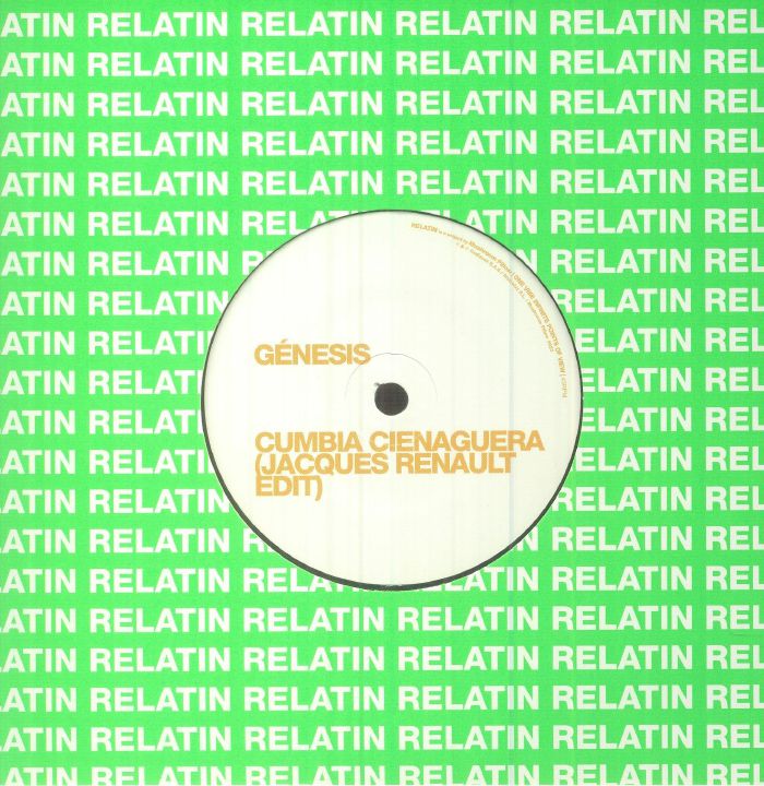 Genesis / Sangre Joven - Cumbia Cienaguera (Jacques Renault) / Chevere (Jacques Renault Edit) : 7inch