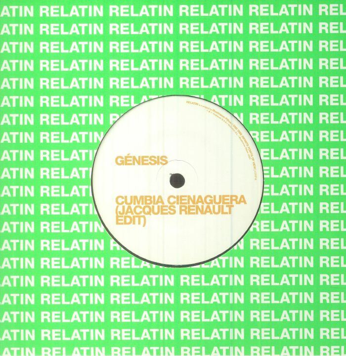 Genesis / Sangre Joven - Cumbia Cienaguera (Jacques Renault) / Chevere (Jacques Renault Edit) : 7inch