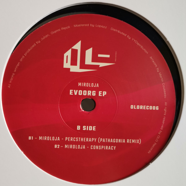 Miroloja - Evoorg EP : 12inch