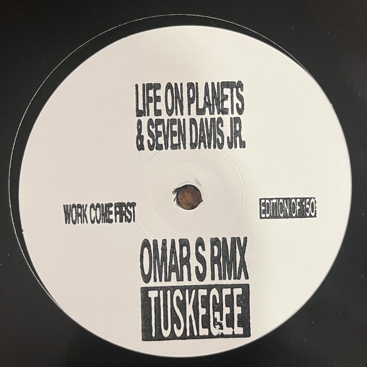 Life On Planets & Seven Davis Jr. - Work Comes First, Omar-S' mix : 12inch