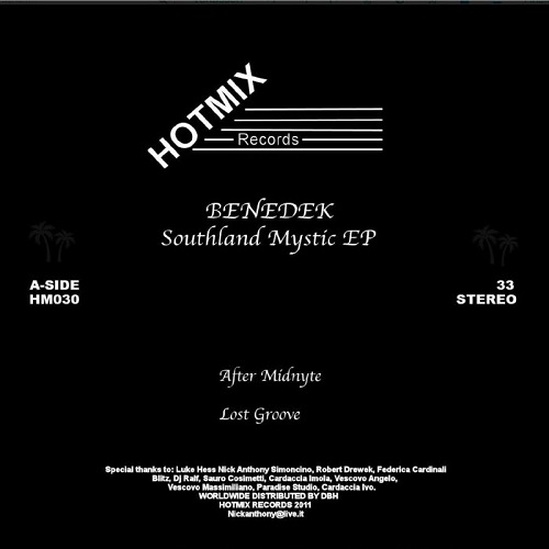 Benedek - Southland Mystic EP : 12inch