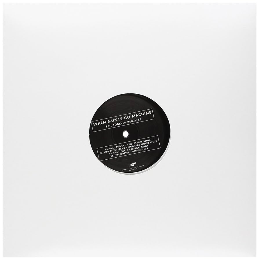 When Saints Go Machine - Fail Forever (Nicolas Jaar RMX) : 12inch