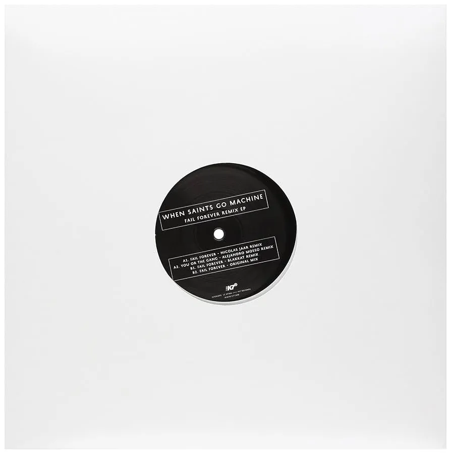 When Saints Go Machine - Fail Forever (Nicolas Jaar RMX) : 12inch