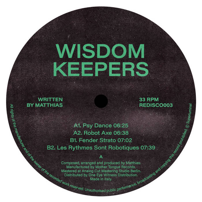 Matthias - Wisdom Keeper : 12inch