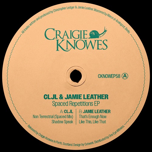 CLJL & Jamie Leather - Spaced Repetitions EP : 12inch