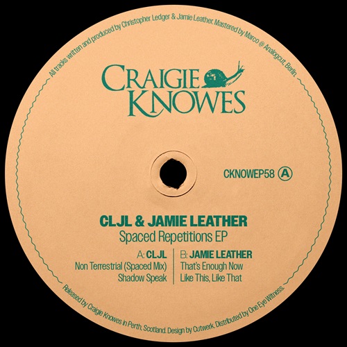 CLJL & Jamie Leather - Spaced Repetitions EP : 12inch